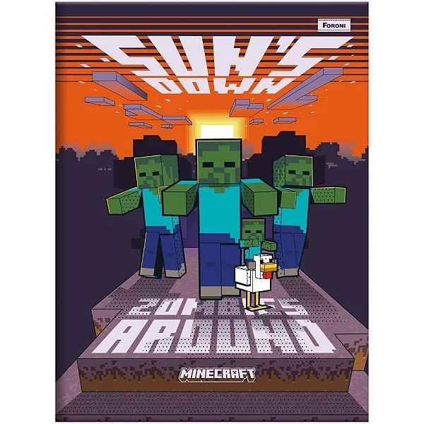 CADERNO BROCHURAO MINECRAFT